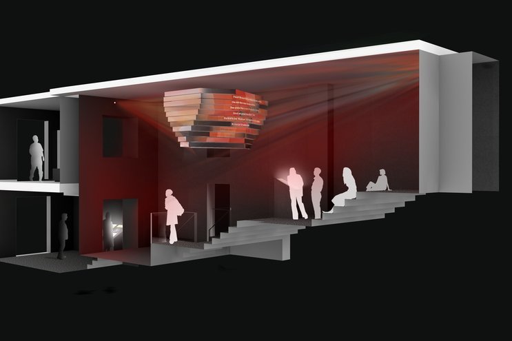 Rendering of the architectural sculpture concept